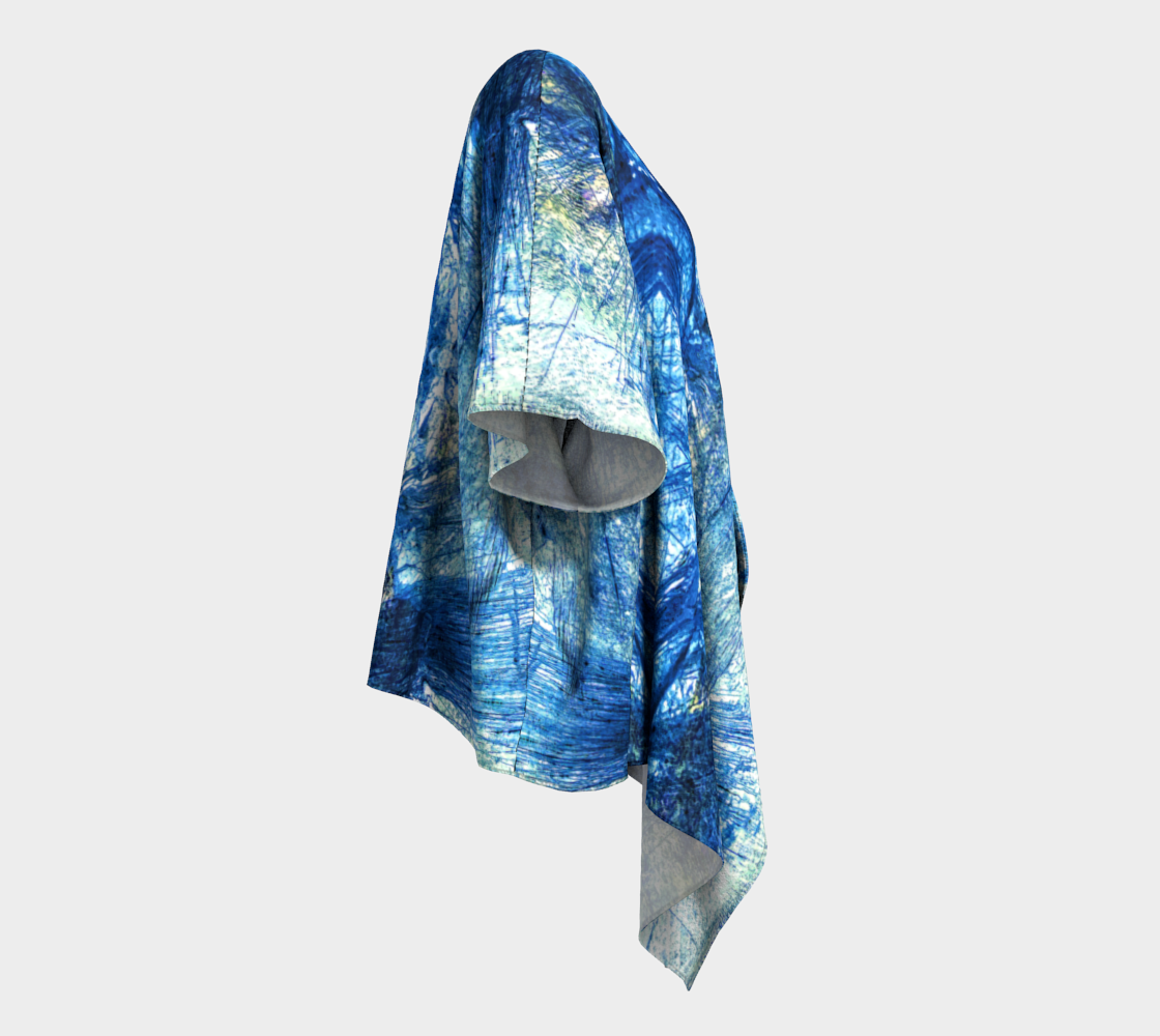 Draped Kimono: Rutilated Quartz, Alexander County, North Carolina, Inverted Color