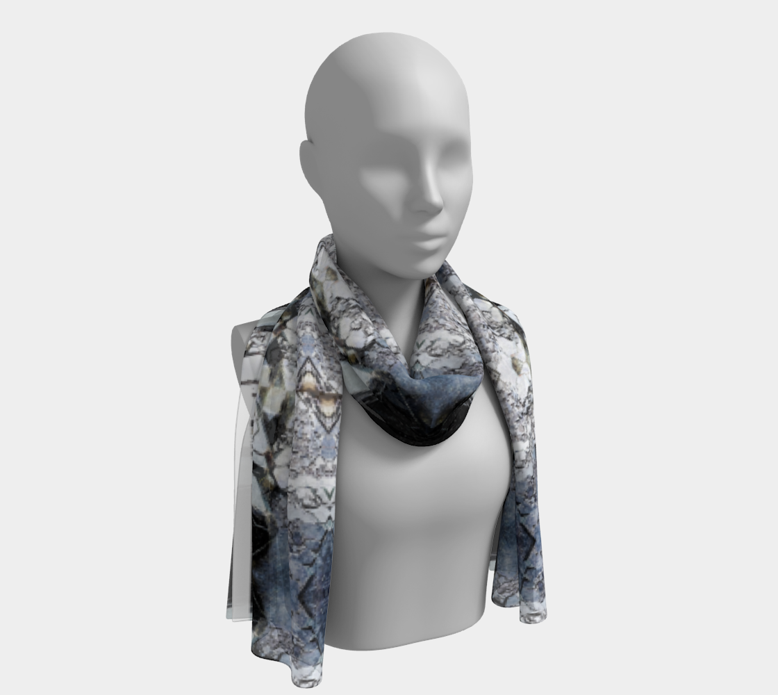 Long Scarf: Cuprite Crystal, Russia, Original Color
