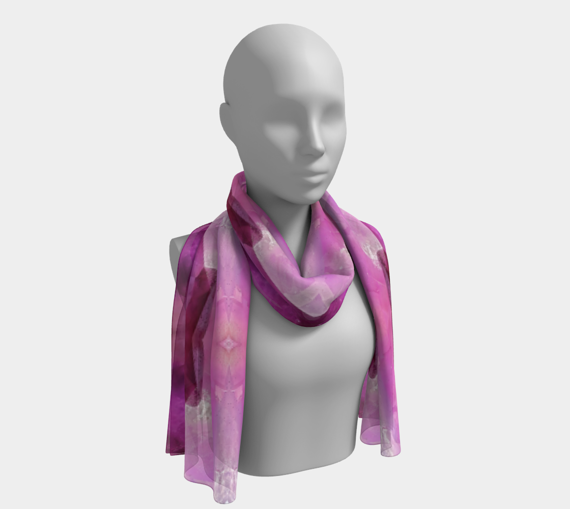 Long Scarf: Amethyst, Reel Mine, North Carolina, Original Color