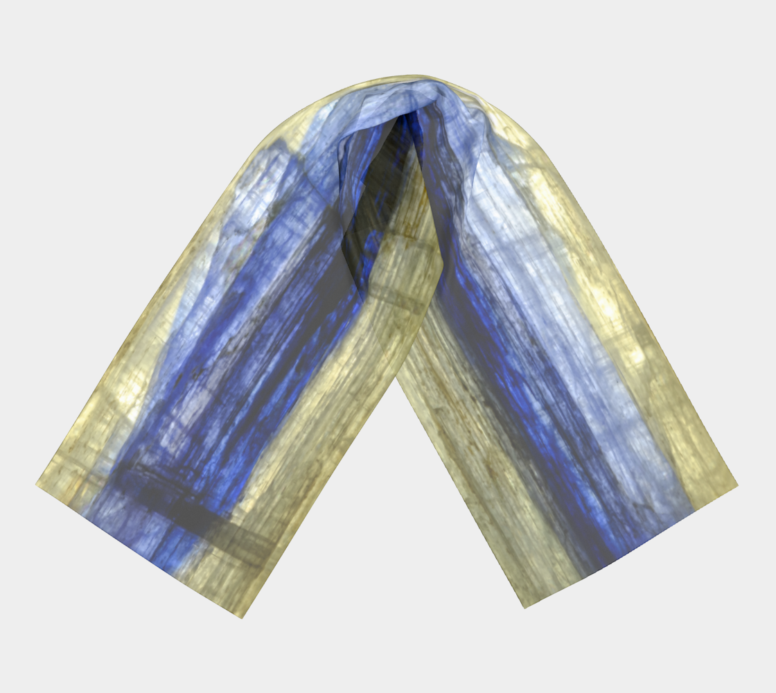 Long Scarf: Kyanite, Blue Ridge Mountains, North Carolina, Original Color