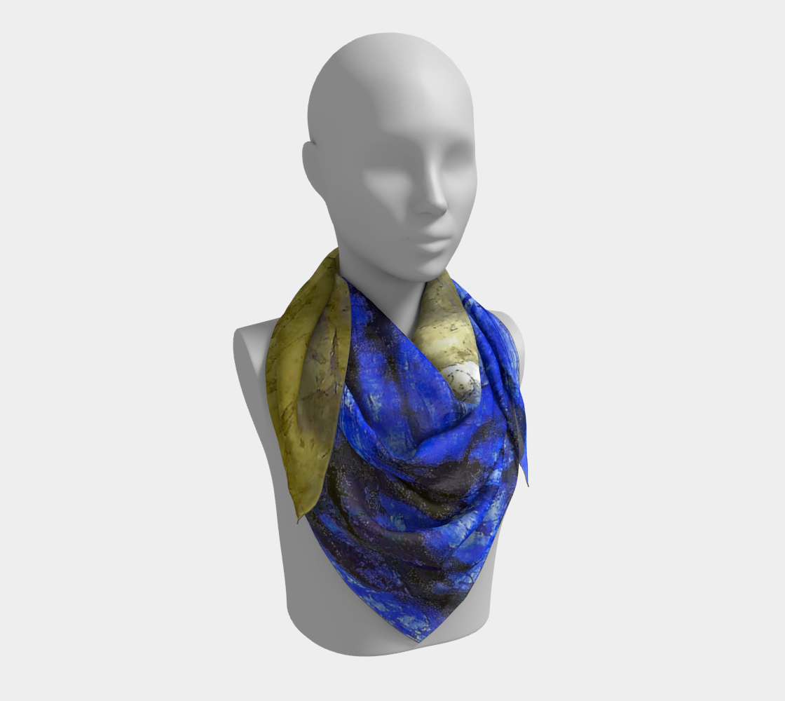 Square Scarf: Kyanite, Blue Ridge Mountains, North Carolina, Original Color
