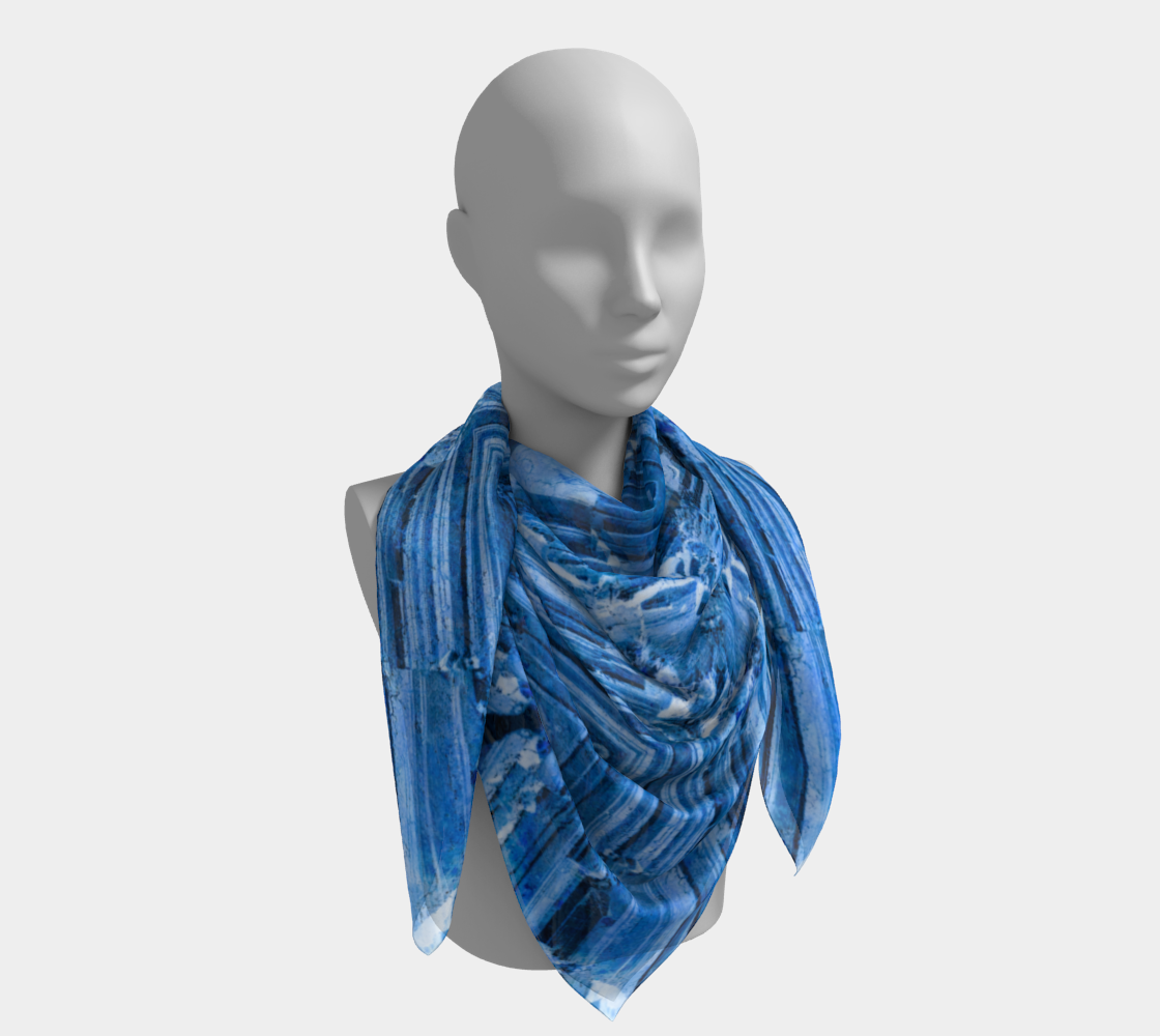 Square Scarf, Limonite, Wake County, North Carolina, Inverted Color