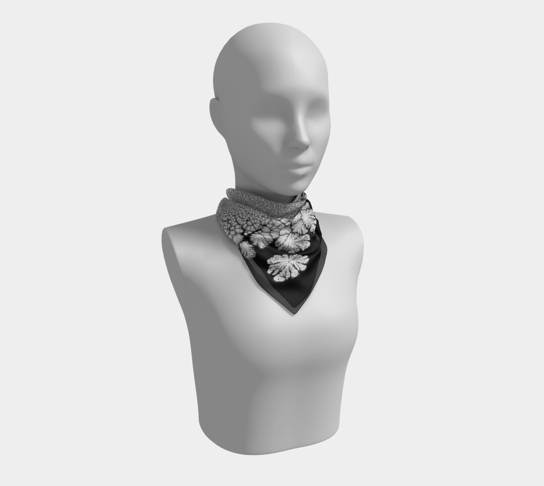 Square Scarf: KX (Titanium White) Dispersing In Croom Acrylic House Paint