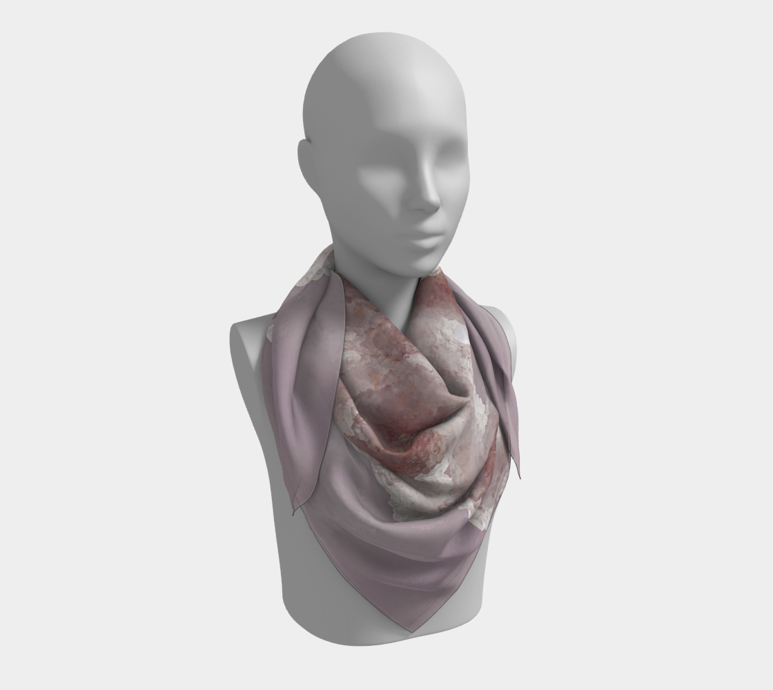 Square Scarf: Calcite, Arizona, Original Color