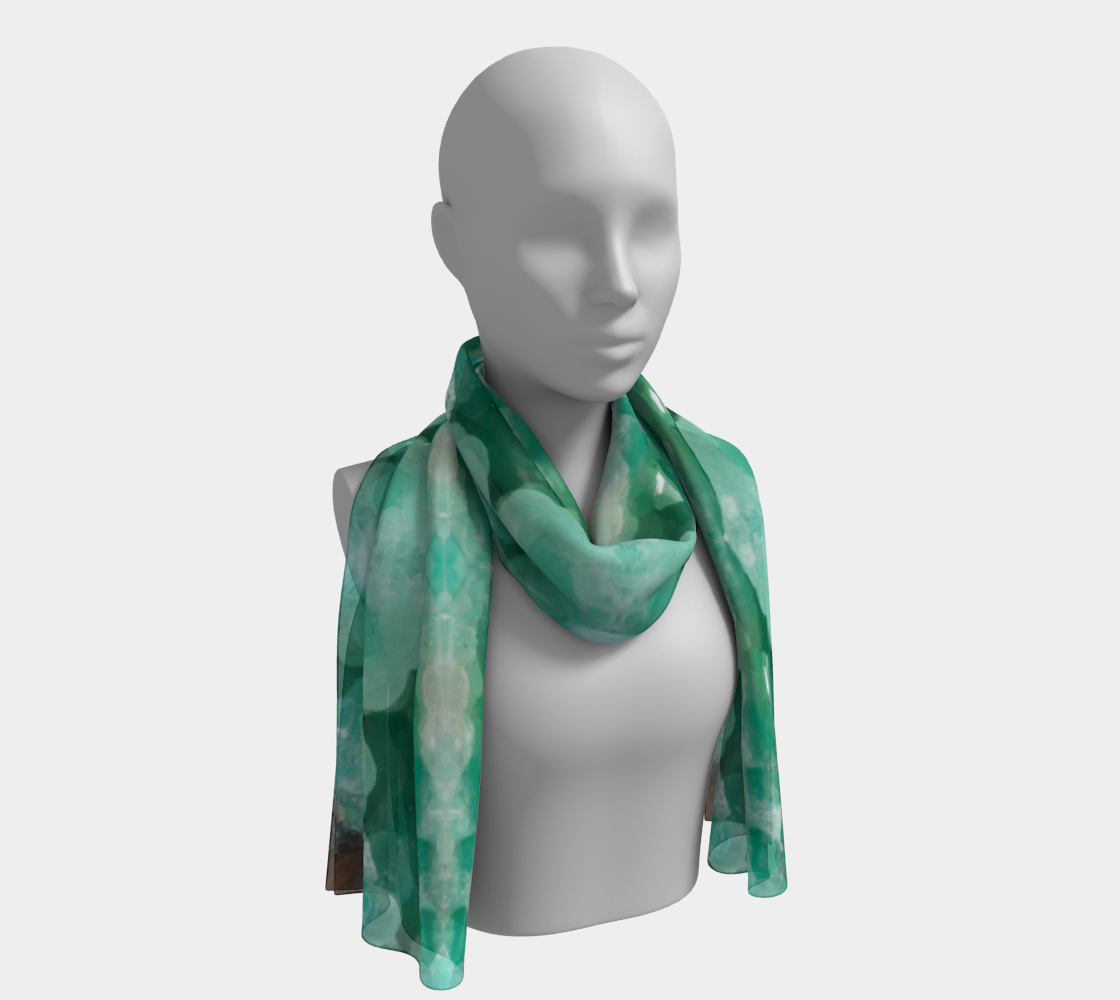 Long Scarf: Smthsonite, El Refugio Mine, Sinoloa, Mexico, Original Color