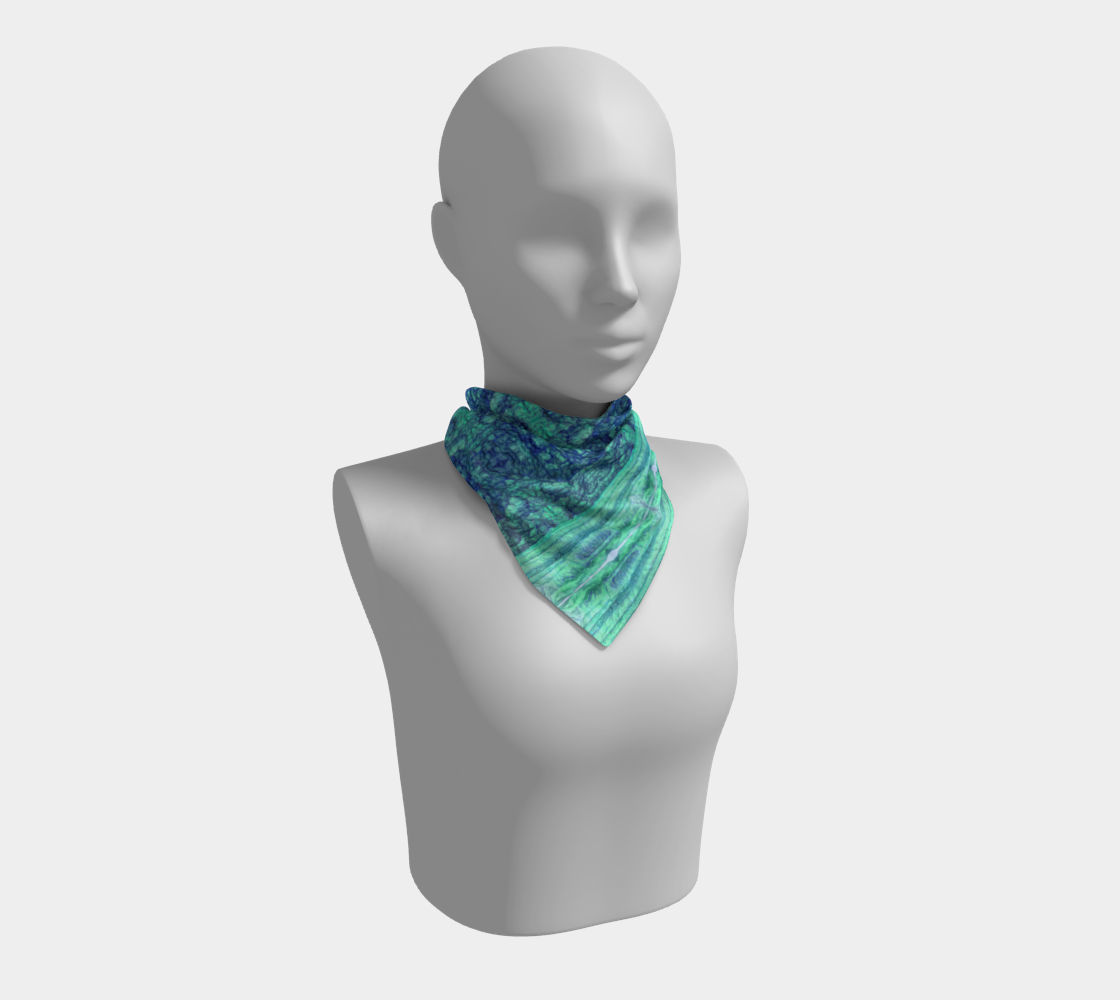 Square Scarf: Lepidolite, Brazil, Inverted Color