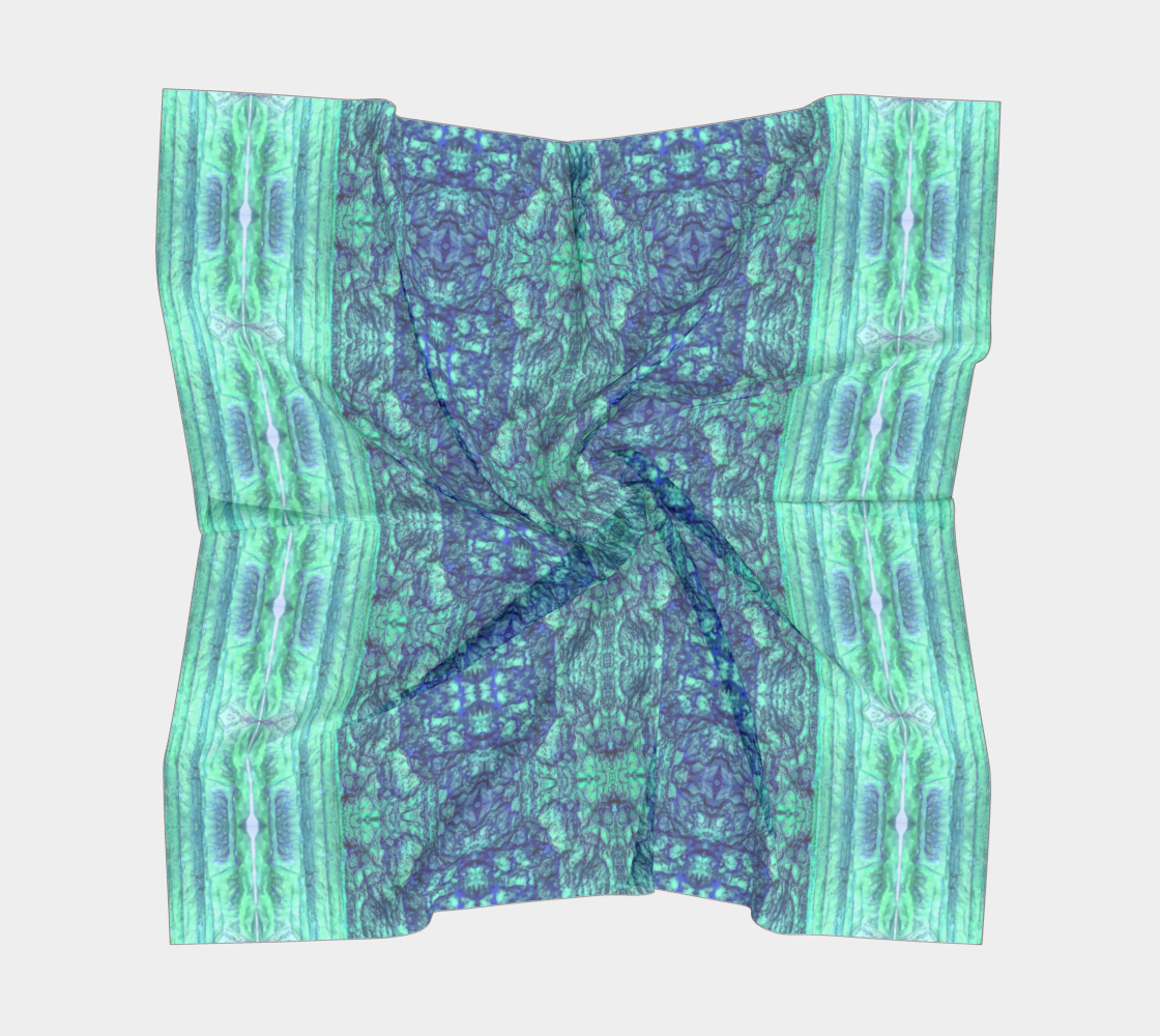 Square Scarf: Lepidolite, Brazil, Inverted Color