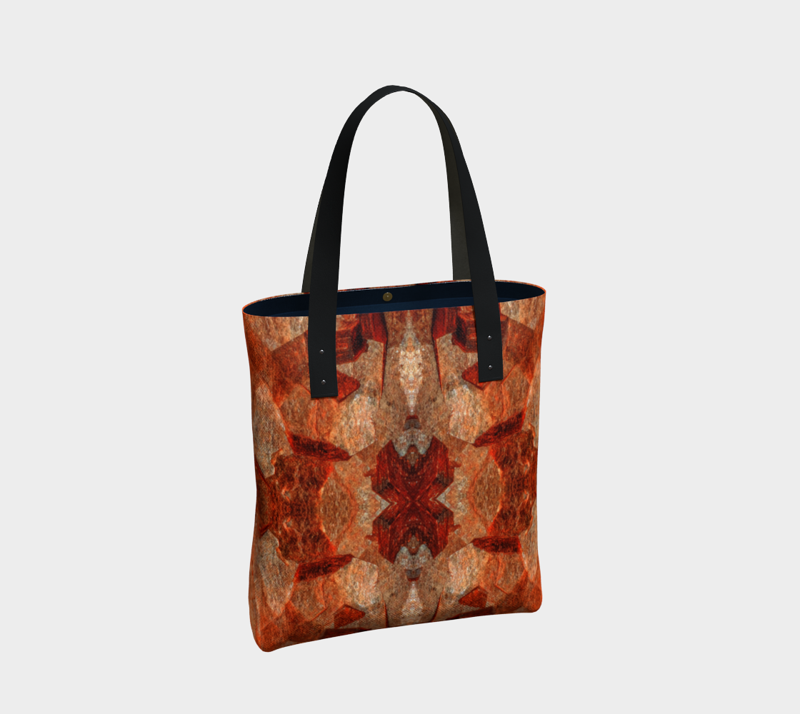 Tote Bag: Muscovite, Brazil, EX Lavinsky, Colorized Orange