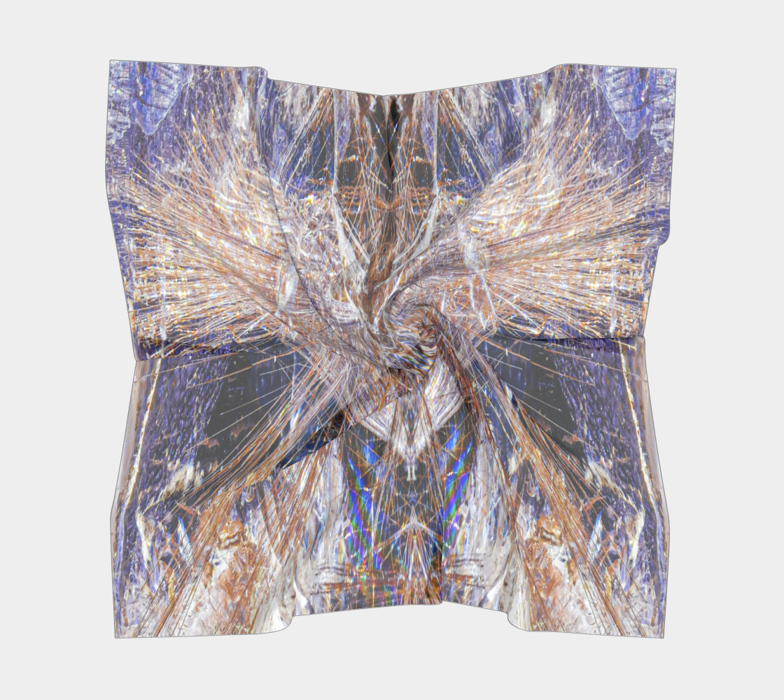 Square Scarf: Rutilated Quartz, Alexander County, North Carolina, Original Color