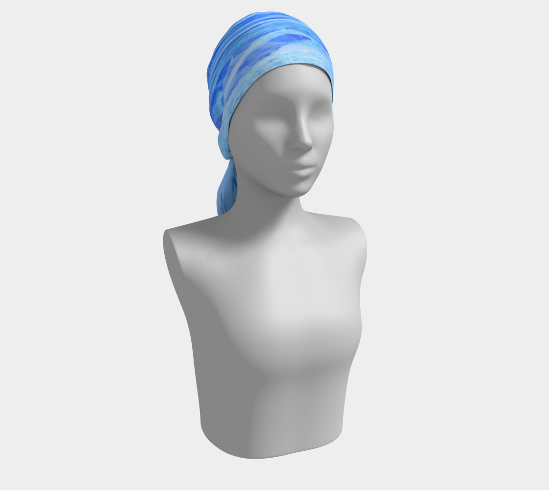 Long Scarf: Tiger Eye, Australia, INVERTED Color