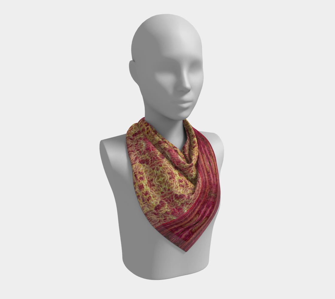 Square Scarf: Lepidolite, Brazil, Original Color