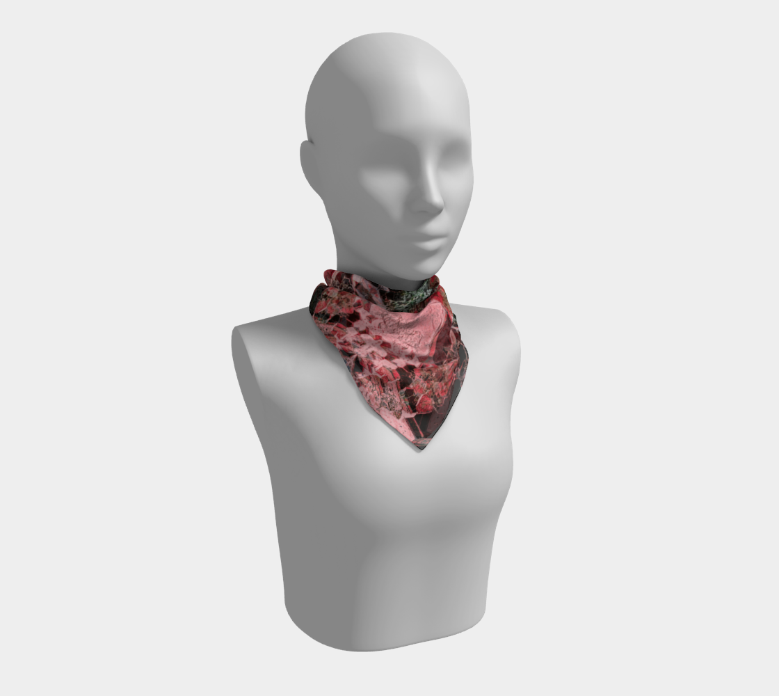 Square Scarf: Cuprite, Russia, Colorized