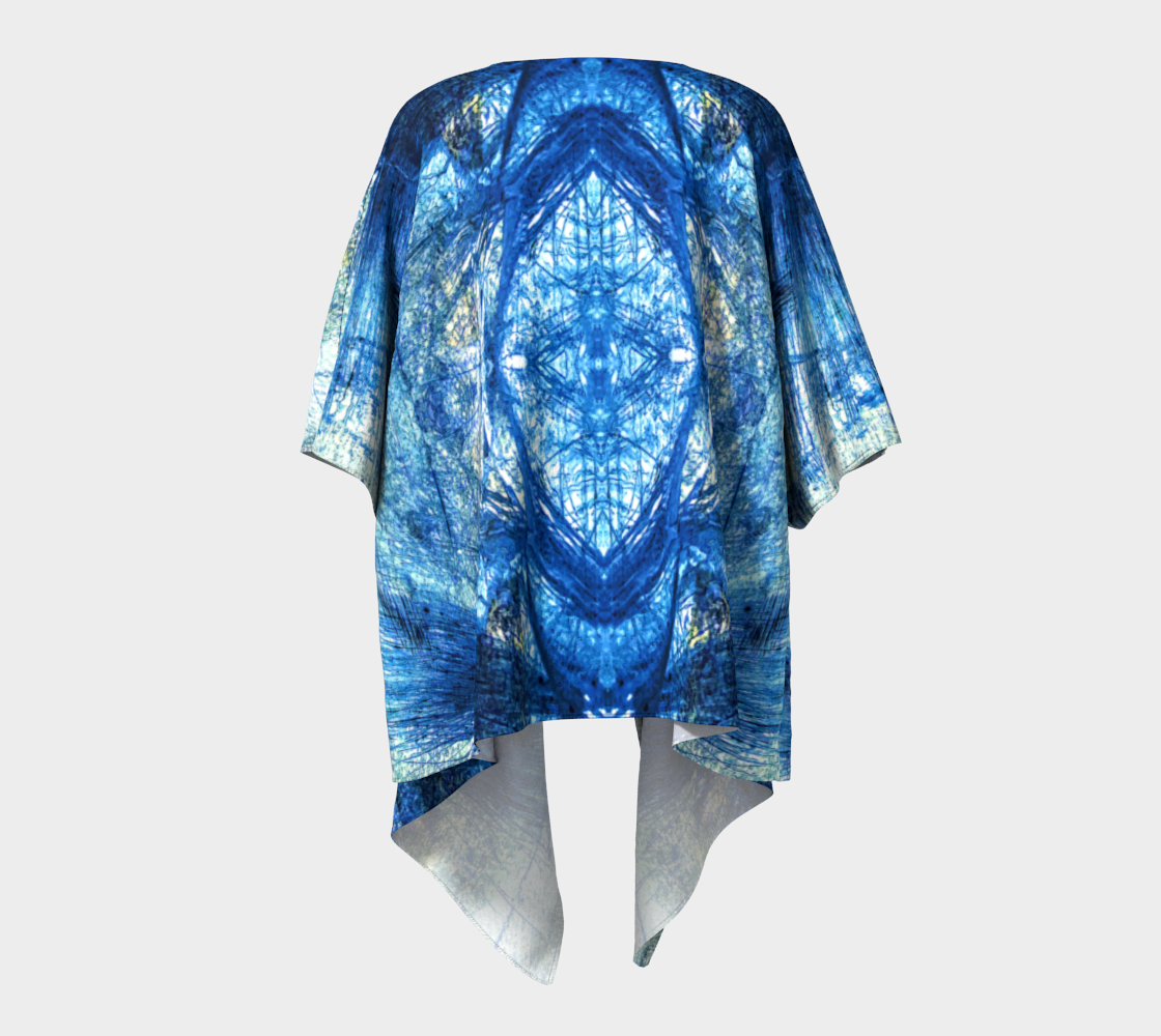 Draped Kimono: Rutilated Quartz, Alexander County, North Carolina, Inverted Color