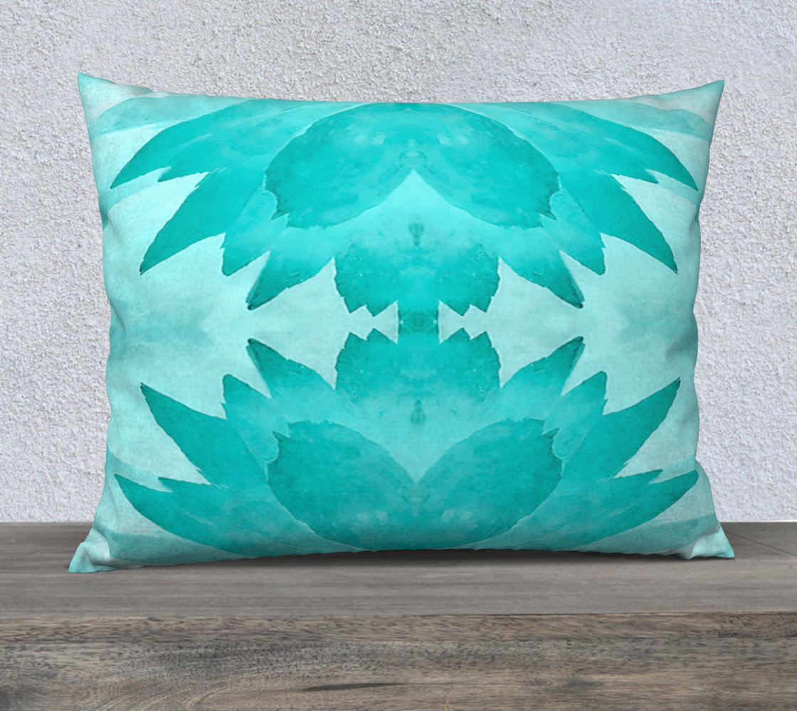 Pillow: Rhodonite, Hillman Museum, Peru, Inverted Color