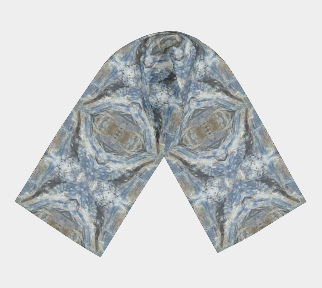 Long Scarf: Kyanite, Black Mt, North Carolina version 4