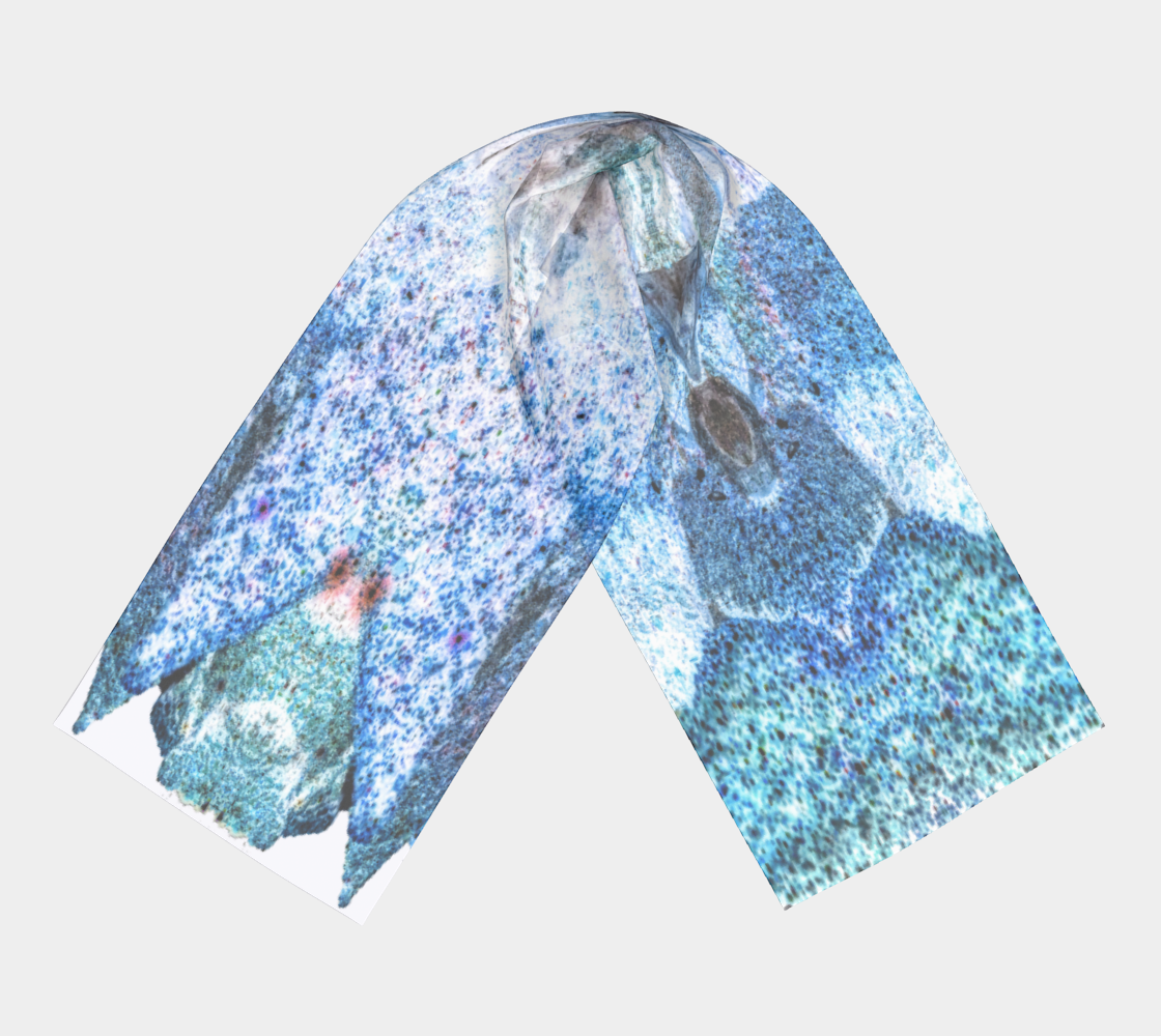 Long Scarf: Iridescent Marcasite on Calcite, Brushy Creek, Mine Viburnum Trend, Inverted Color