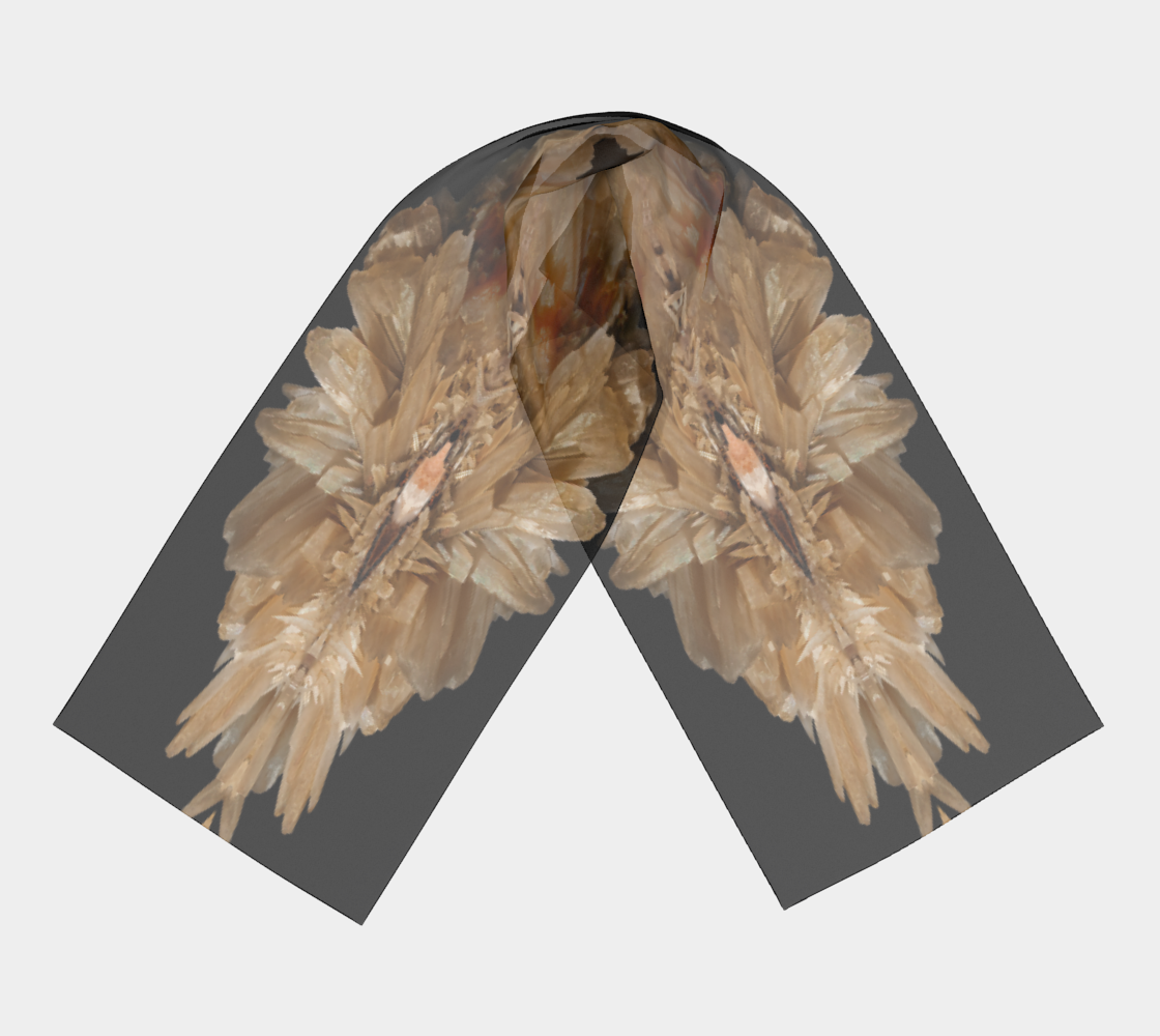Long Scarf: Barite, Tsumeb, , Original Color