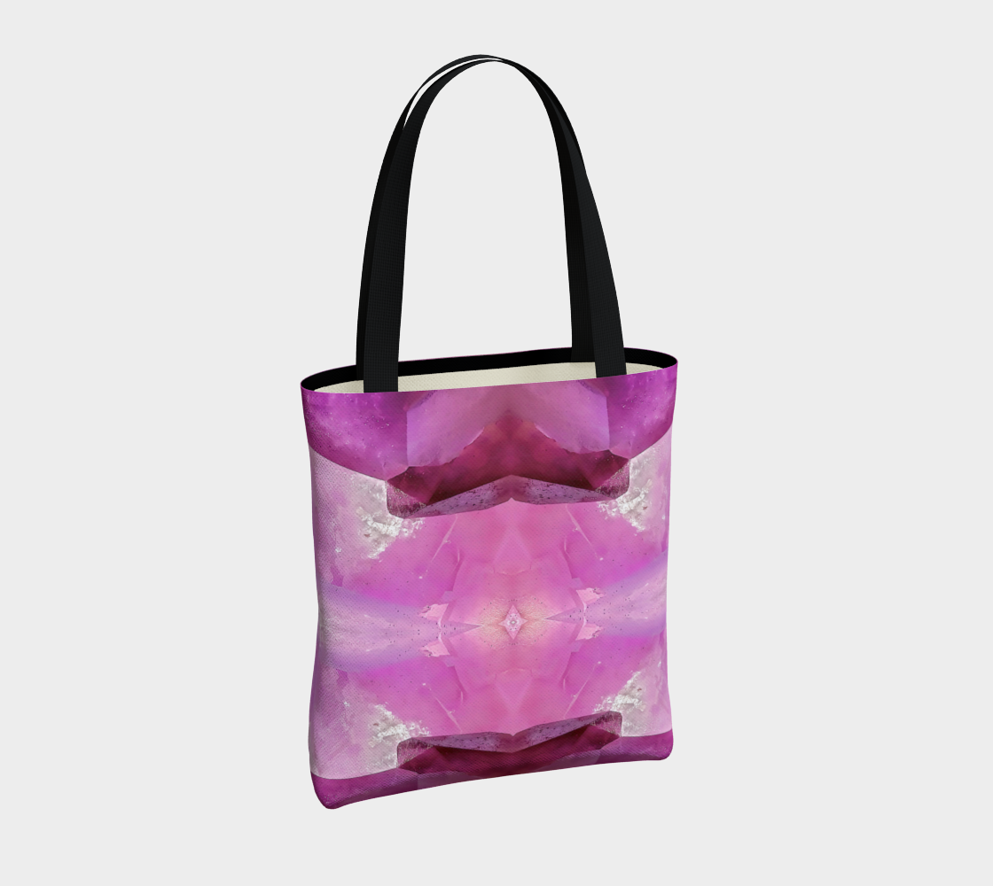 Tote Bag: Amethyst, Reel Mine, Iron Station, North Carolina, Original Color