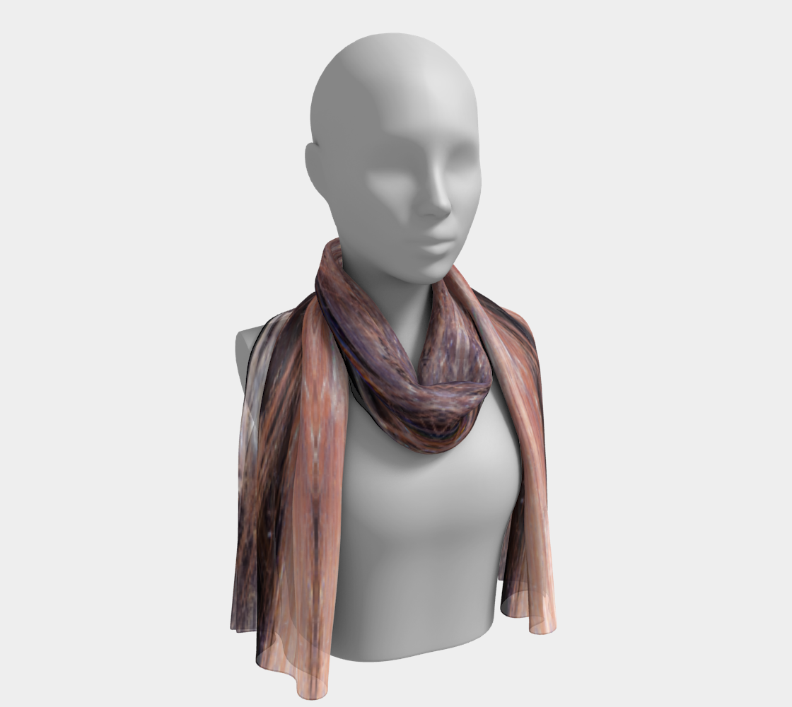 Long Scarf: Rutilated Quartz, Alexander County, North Carolina, Original Color