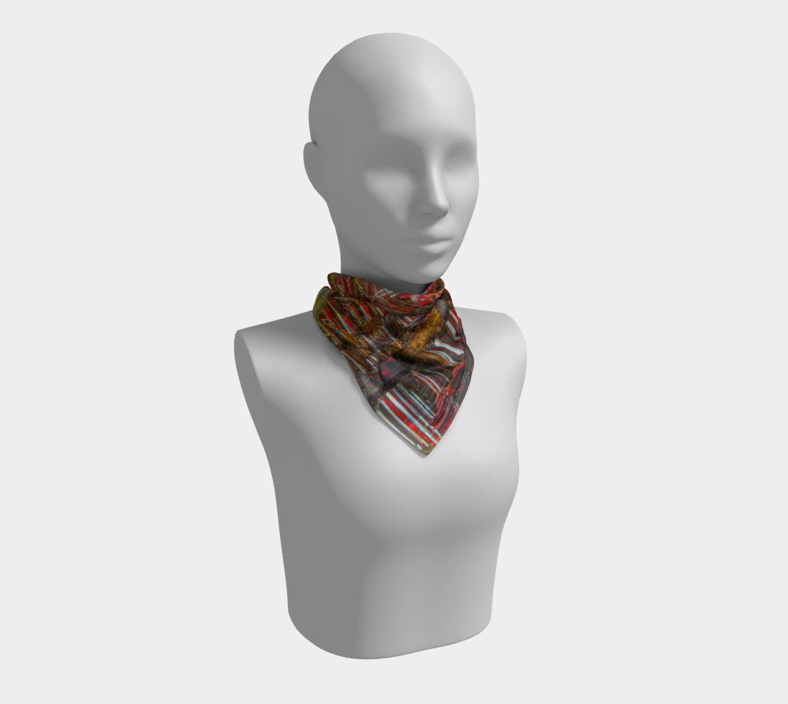 Square Scarf: Rutile Reticulated, South Africa, Superb, Enhanced Color