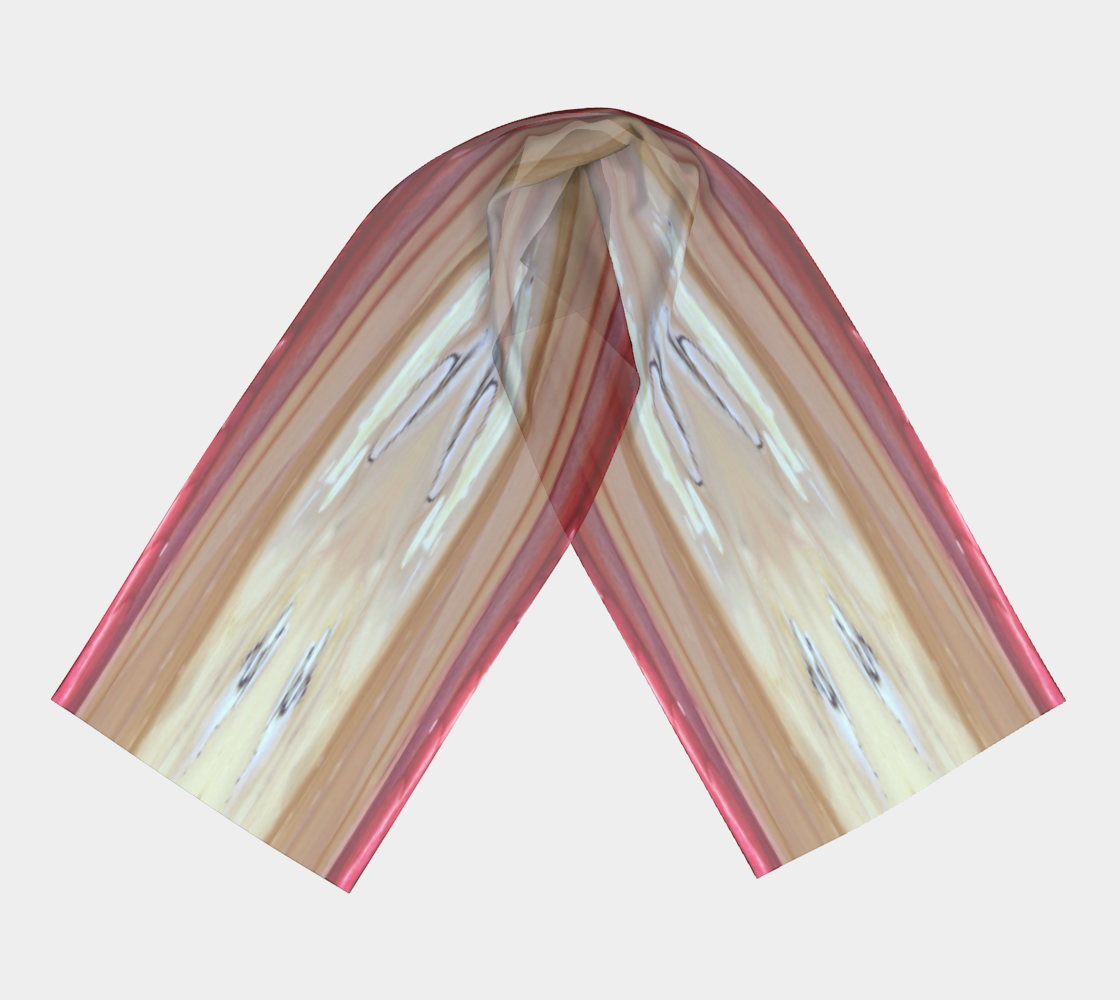Long Scarf: C color (Yellow Oxide) & F color (Red Oxide) Dispersing in Croom Acrylic House Paint