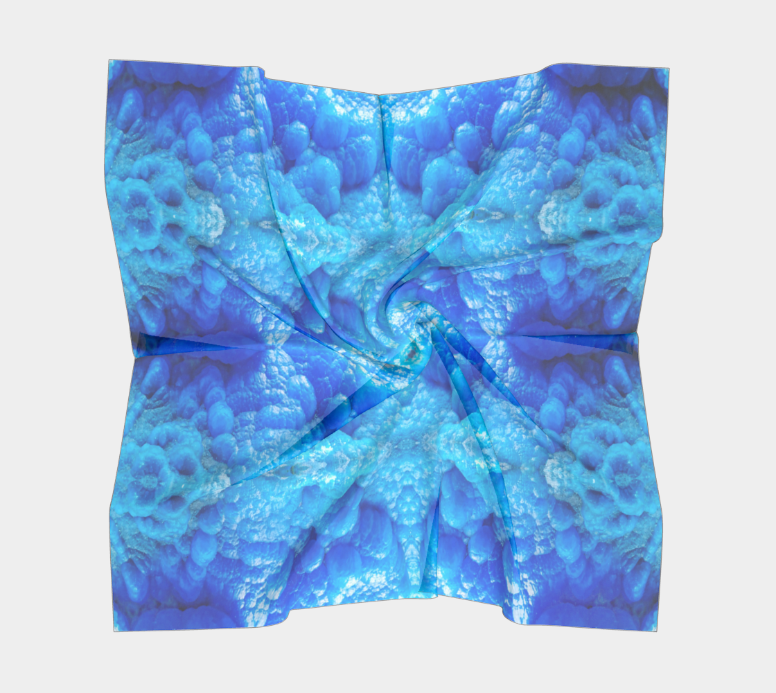 Square Scarf: Hemimorphite, Original Color