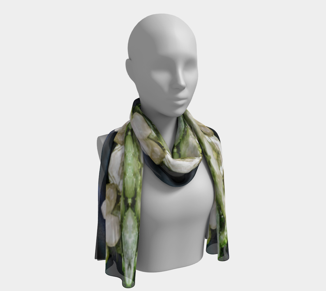 Long Scarf: Cerusite Flowers On Motramite, Tsumeb Mine, Namibia, EX Lawrence Conklin, Original Color