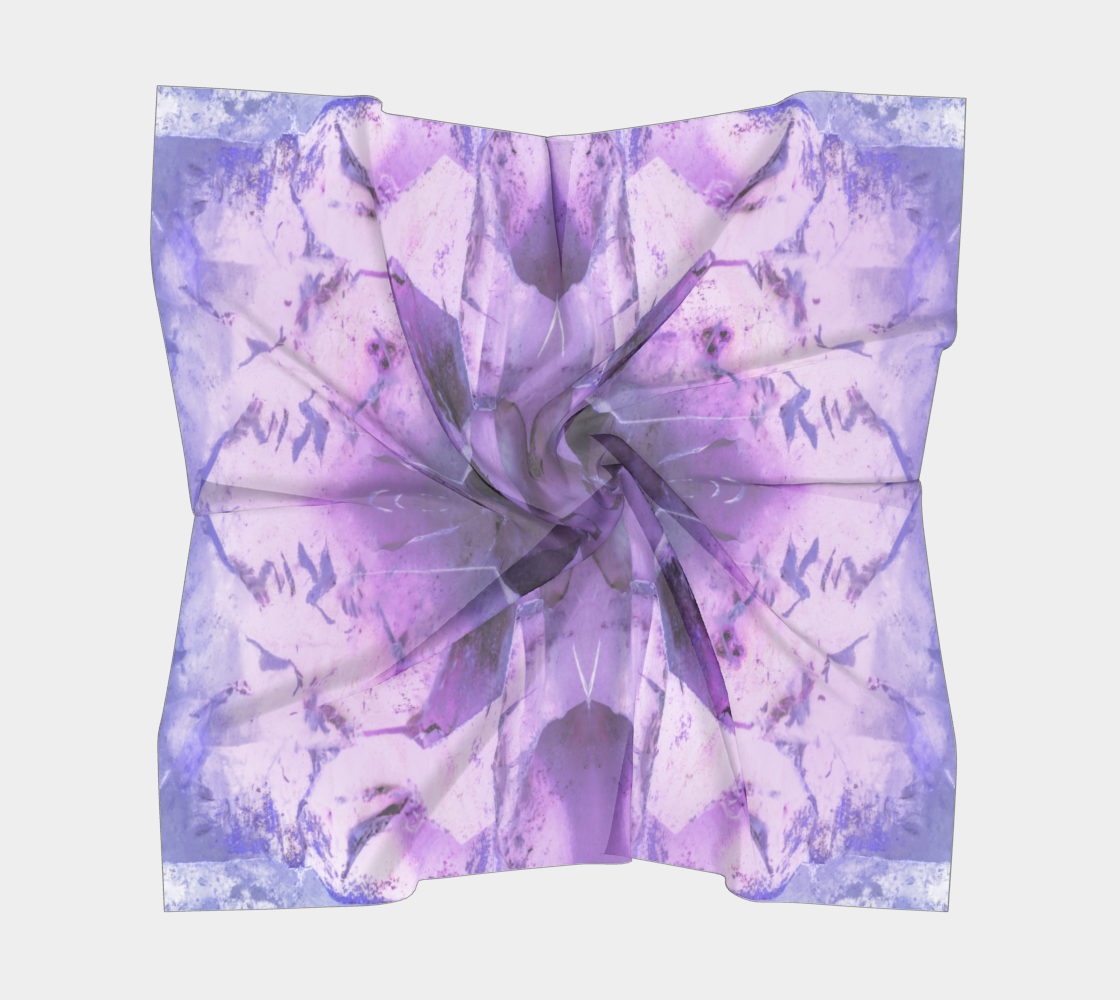 Square Scarf: Chlorite Quartz, Montgomery County, North Carolina, Inverted Color
