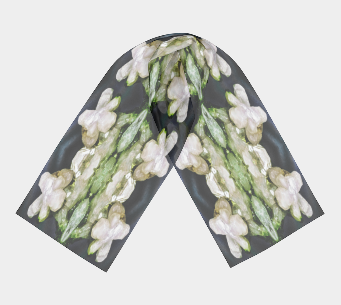 Long Scarf: Cerusite Flowers On Motramite, Tsumeb Mine, Namibia, EX Lawrence Conklin, Original Color