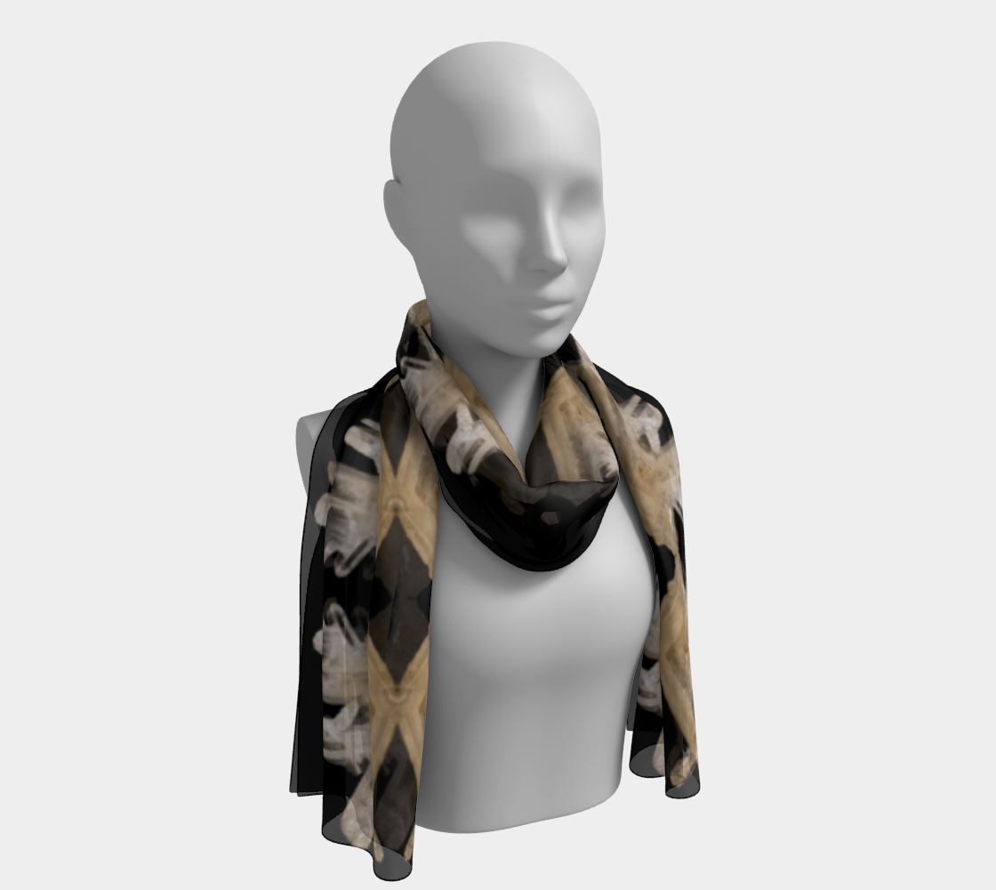 Long Scarf: Cerussite, Bunker Hill Mine, Idaho, USA, EX Mary Eidith Sigmon, Original Color, Black BG
