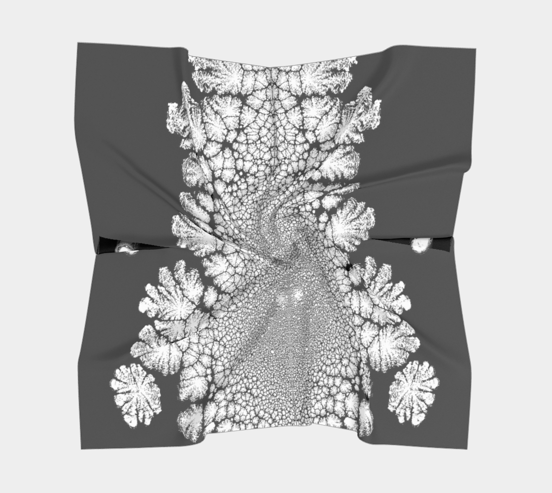 Square Scarf: KX (Titanium White) Dispersing In Croom Acrylic House Paint
