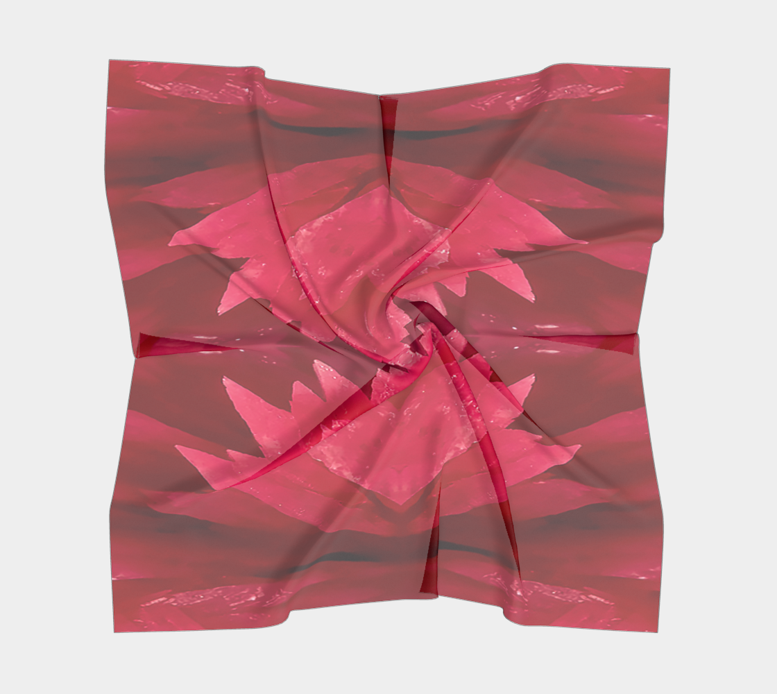 Square Scarf: Rhodonite, Hillman Museum, Peru, Original Color