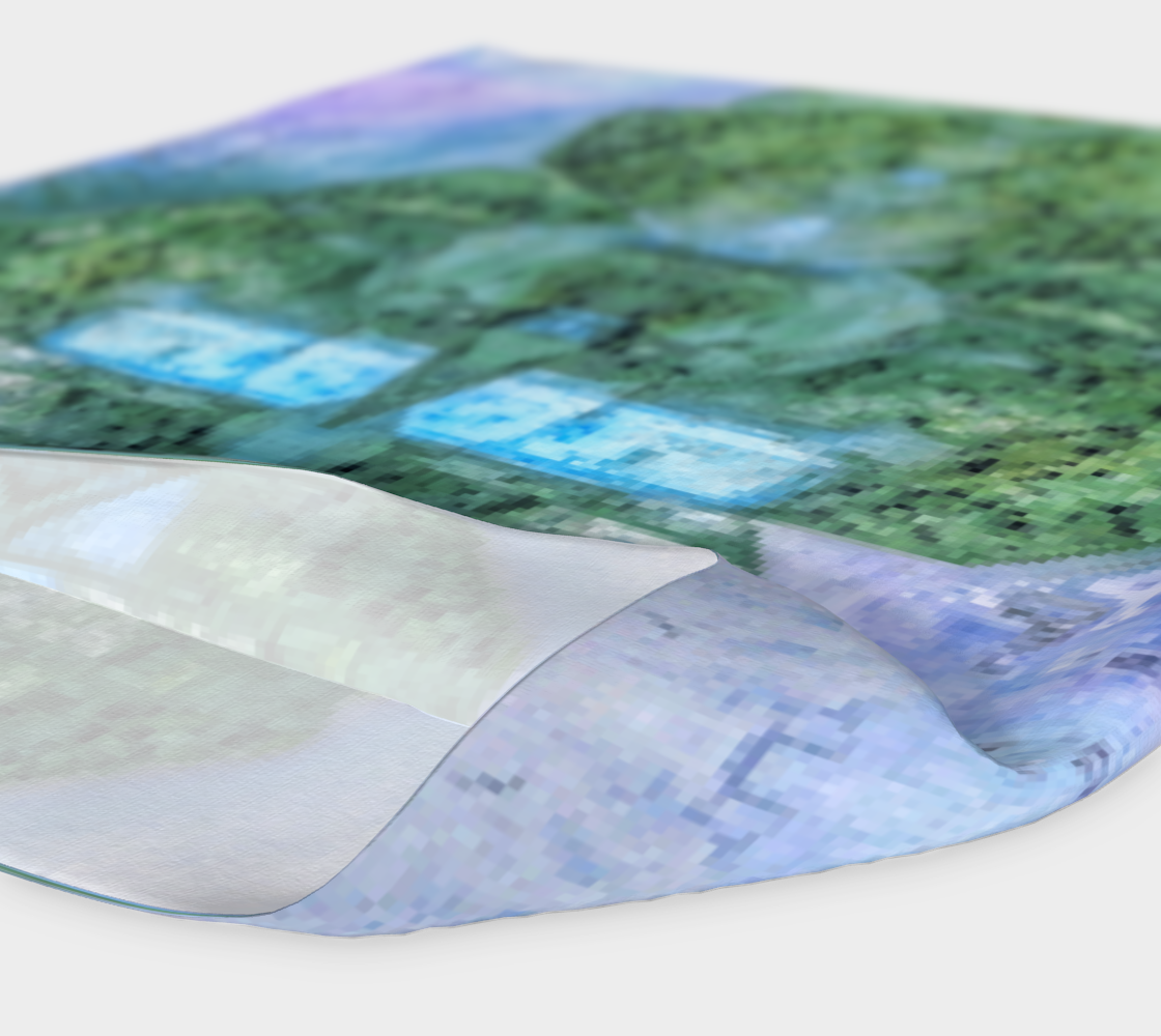 Headband: Quartz, Lake Boone Trail, Raleigh, North Carolina, Inverted Color