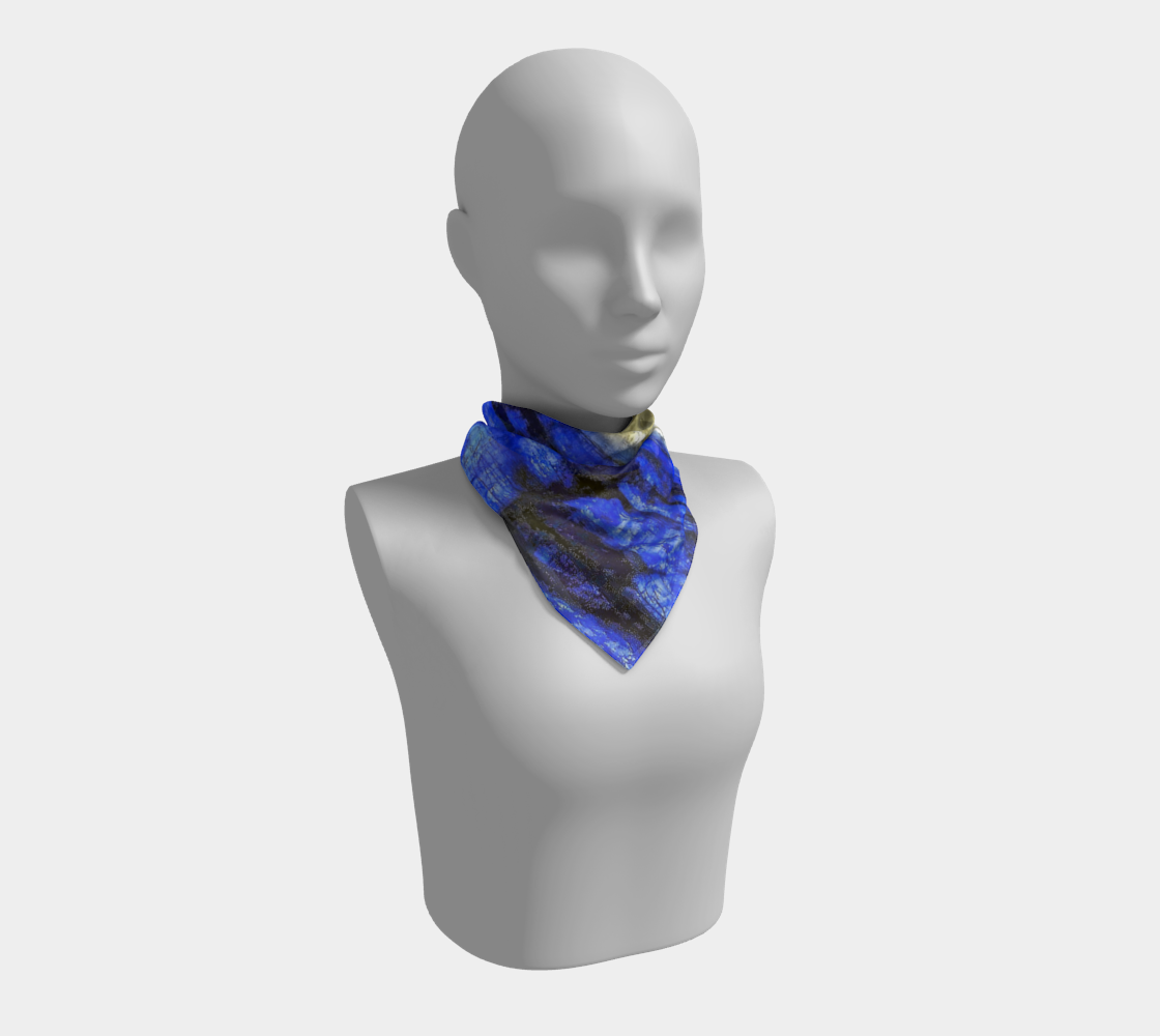 Square Scarf: Kyanite, Blue Ridge Mountains, North Carolina, Original Color