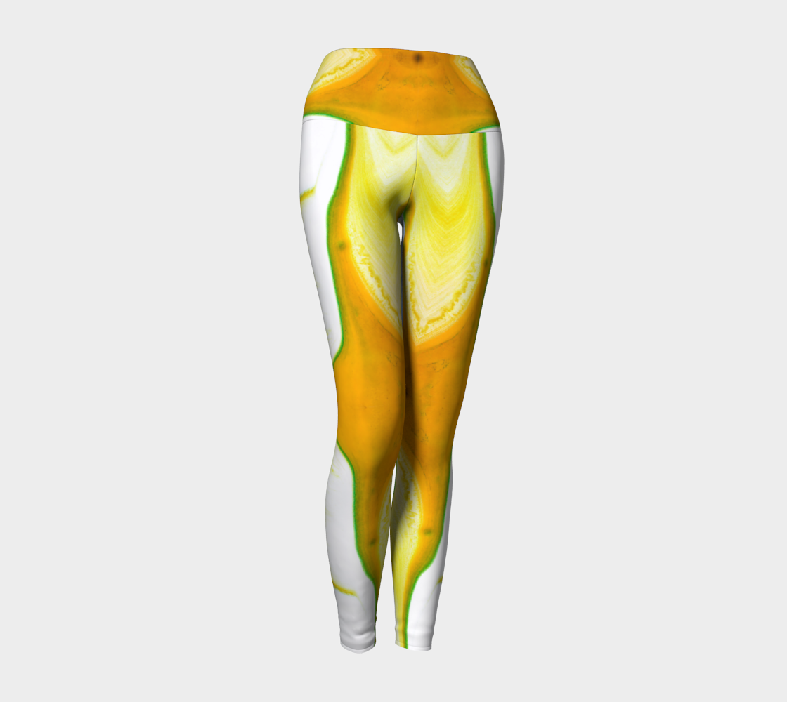 Leggings: A Color (Hansa Yellow) and D Color (Pthalo Green) Dispersing in Croom Acrylic House Paint