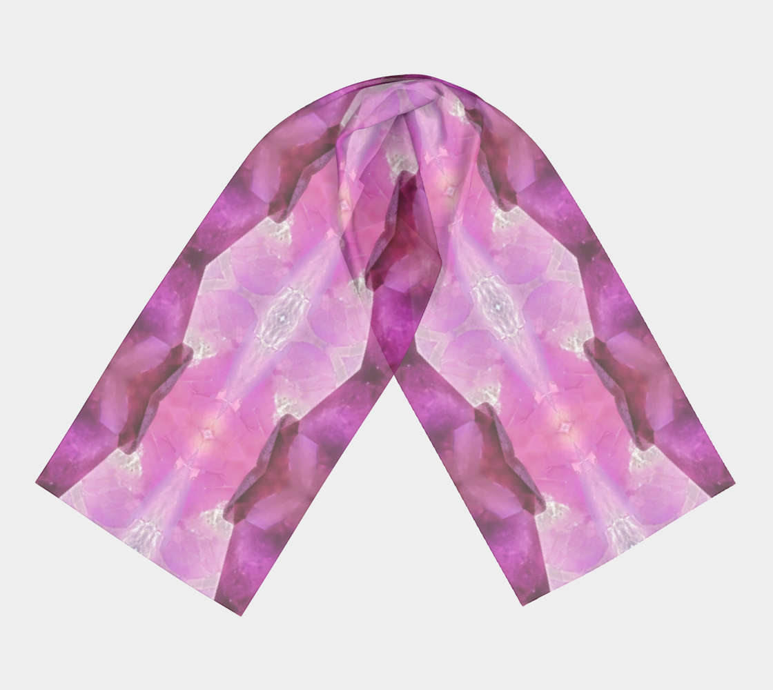 Long Scarf: Amethyst, Reel Mine, North Carolina, Original Color