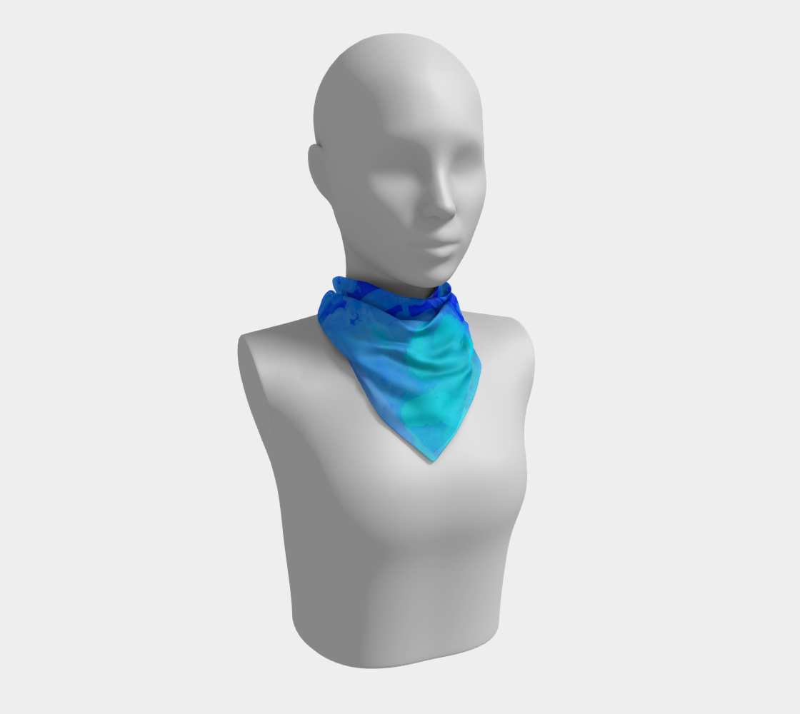 Square Scarf: Mimetite on Wulfenite, San Francisco Mine, Inverted Color