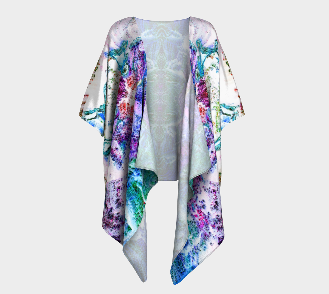 Draped Kimono: Irridescent Hematite, Graves Mountain, Inverted Color