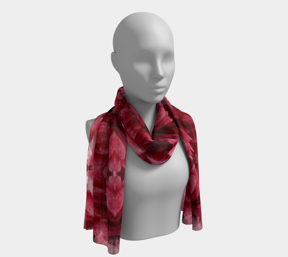 Long Scarf: Rhodonite, Hillman Museum, Peru, Original Color
