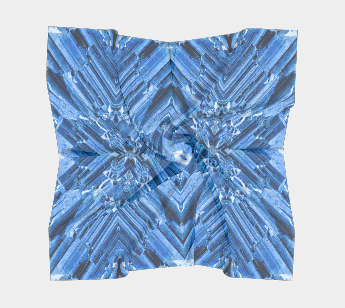 Square Scarf, Limonite, Wake County, North Carolina, Inverted Color