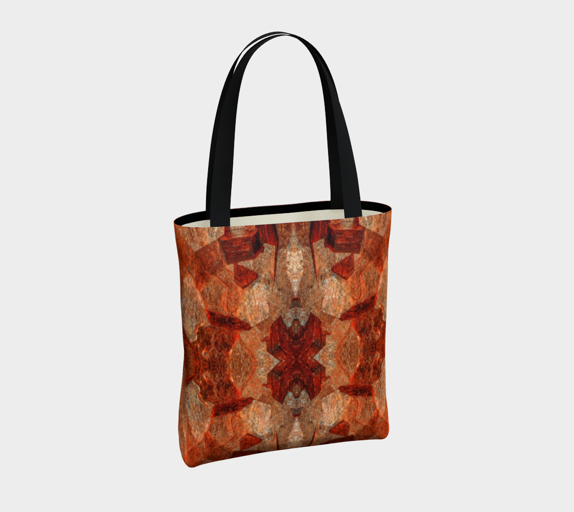 Tote Bag: Muscovite, Brazil, EX Lavinsky, Colorized Orange