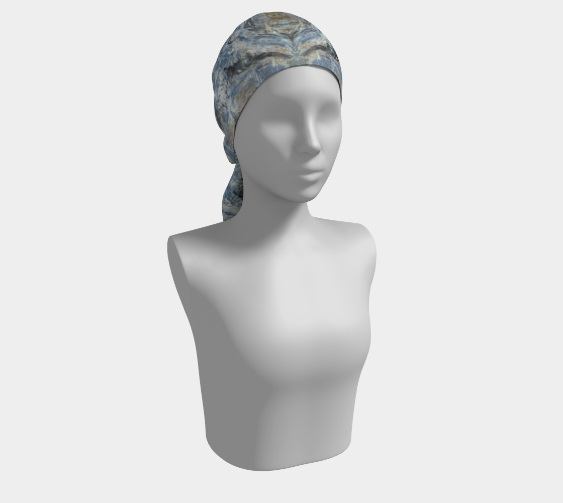 Long Scarf: Kyanite, Black Mt, North Carolina version 4