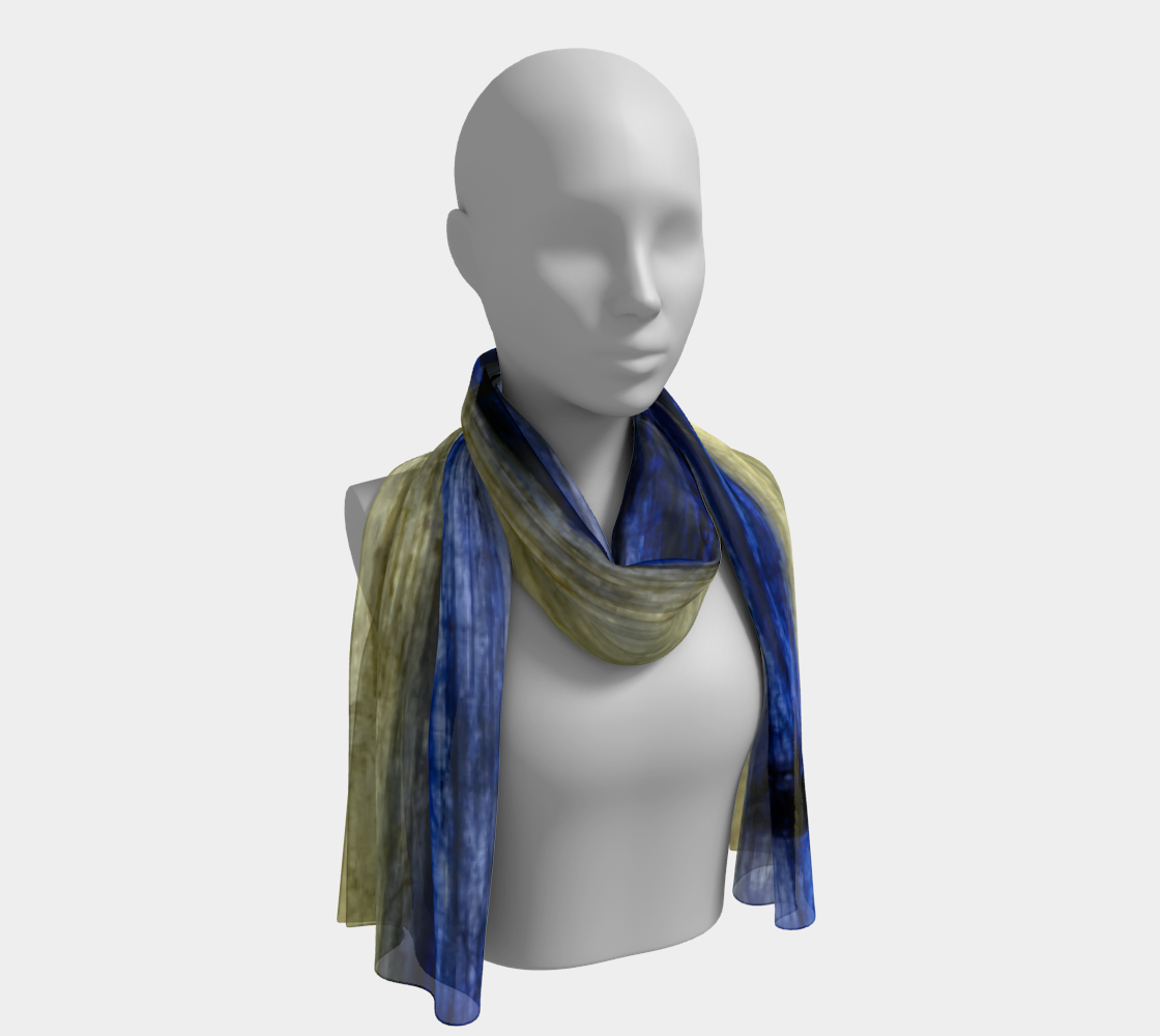 Long Scarf: Kyanite, Blue Ridge Mountains, North Carolina, Original Color