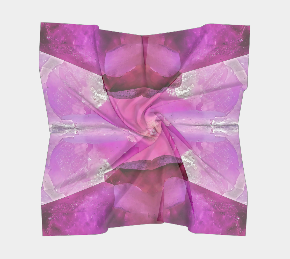 Square Scarf: Amethyst, Reel Mine, Iron Station, North Carolina, EX Mary Edith Sigmon, Original  Color