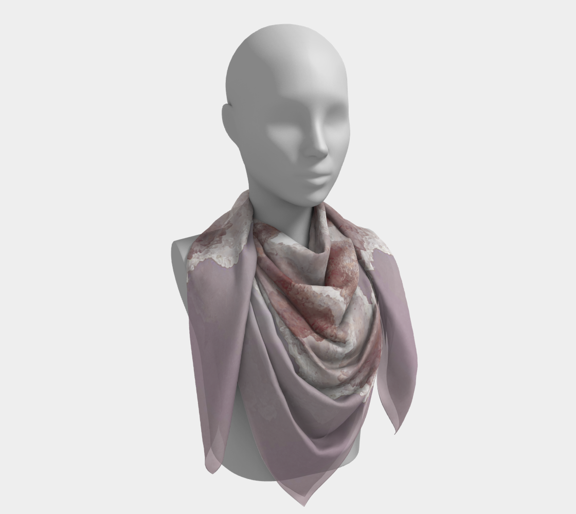Square Scarf: Calcite, Arizona, Original Color