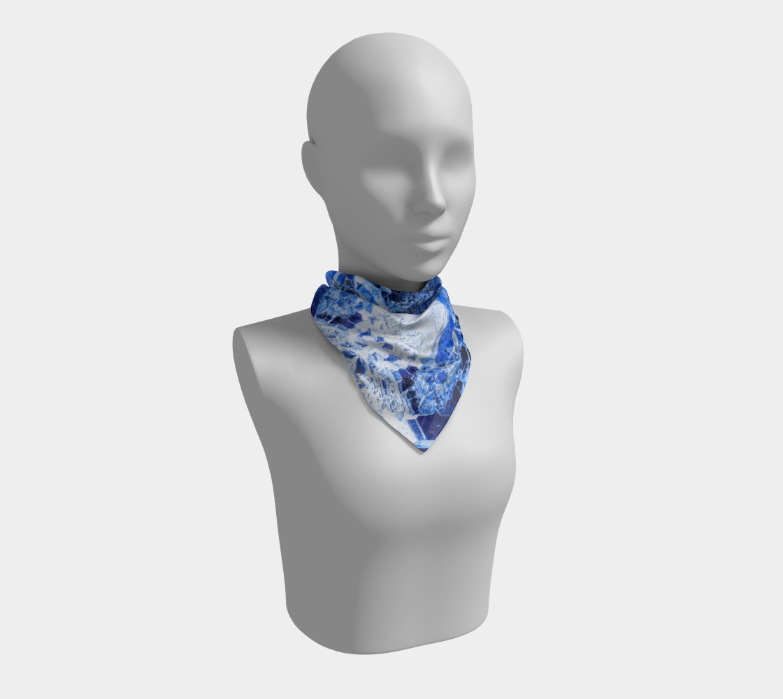 Square Scarf: Cuprite, Russia, Colorized