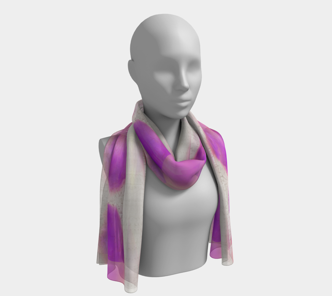 Long Scarf: Amethyst, Morocco, Original Color
