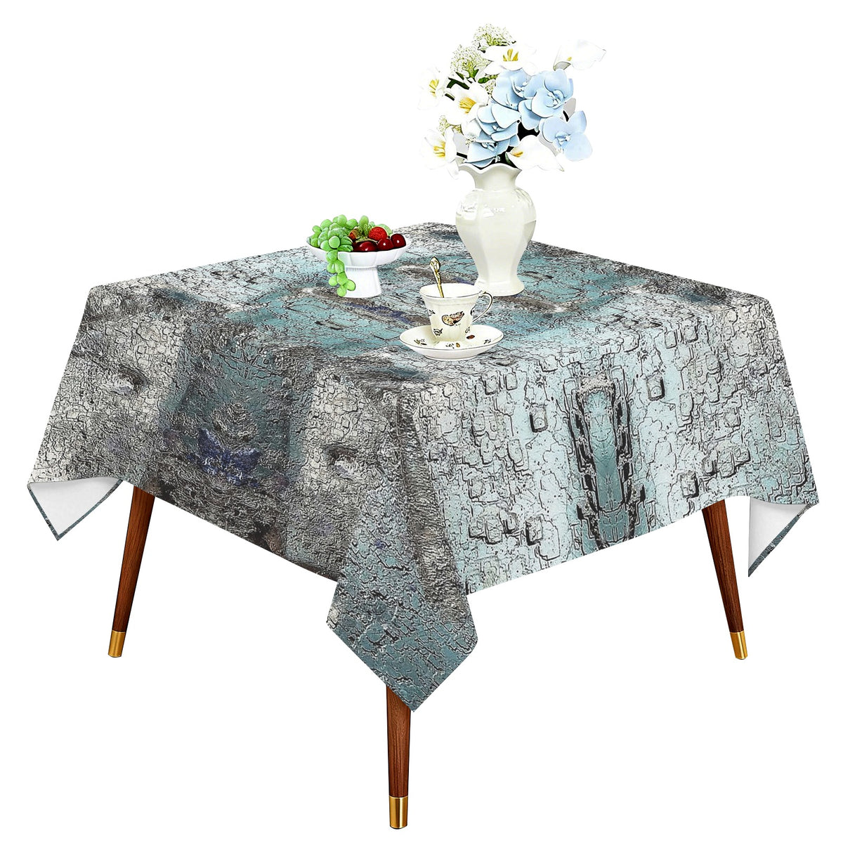 Tablecloth: Galena, with Chalcopyrite — Dalnegorsk, Primorsky Krai, Russia — Inverted Color