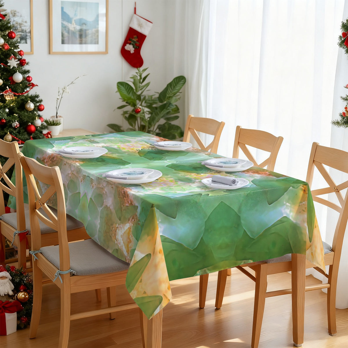 Tablecloth: Calcite — Moncure, Chatham County, North Carolina, United States — EX Laurie Adams — Inverted Fluorescent Color