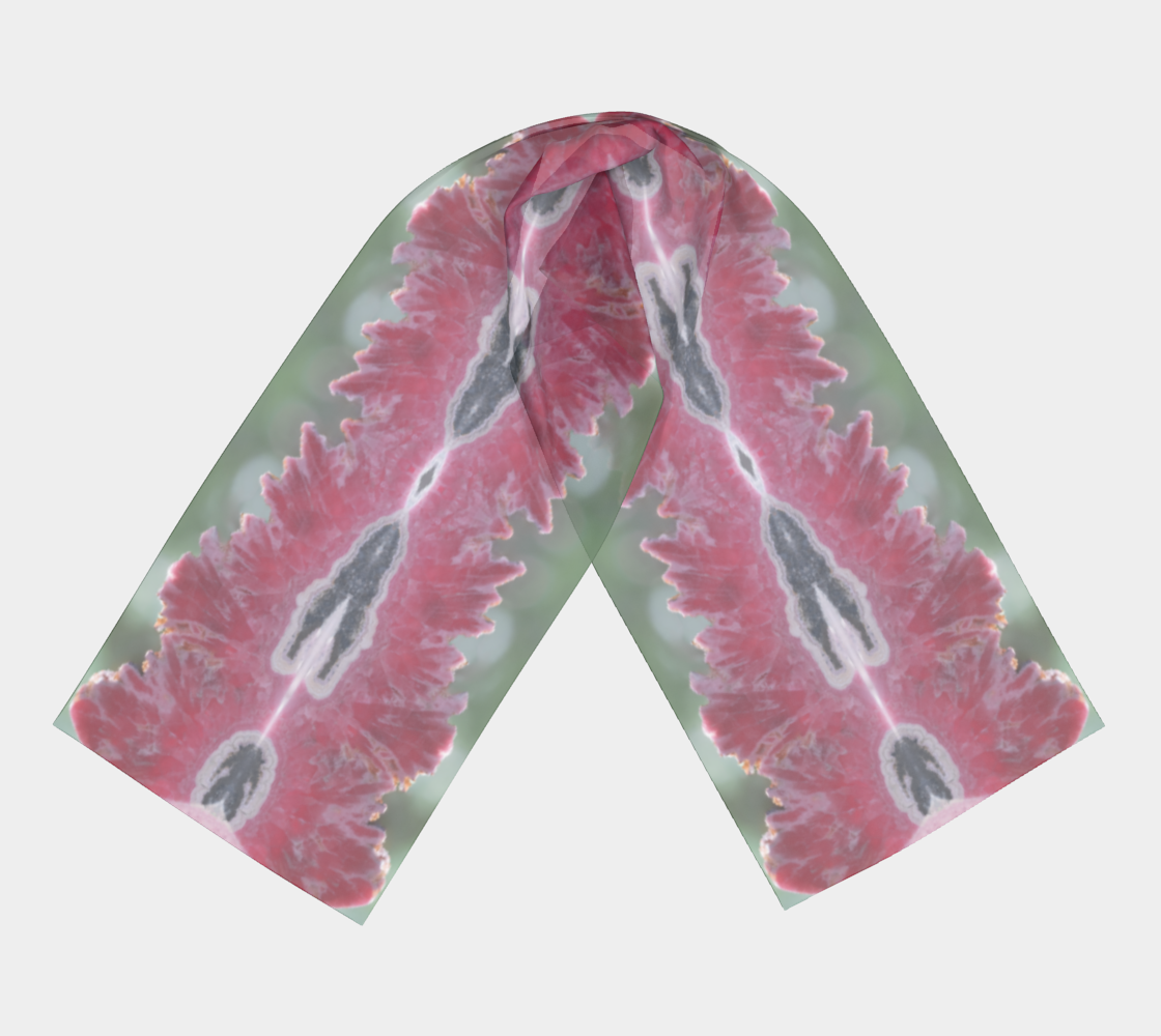 Long Scarf: Rhodocrosite,  Argentina,  Original Color